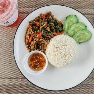 7 ข้าวผัดกระเพราหมู