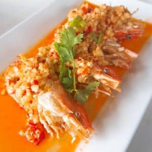 กุ้งคั่วพริกเกลือ