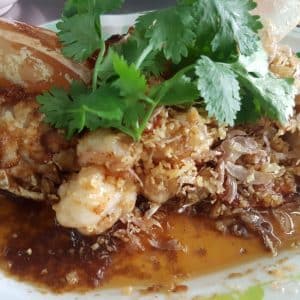 กุ้งทอดกระเทียมพริกไทย