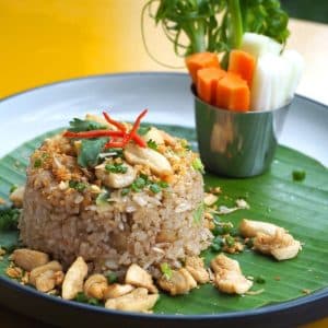 ข้าวผัดกากหมู