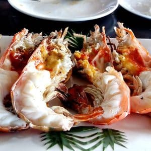 กุ้งเผา