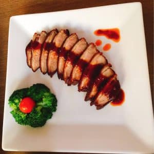 เป็ดซอสพริกเผา