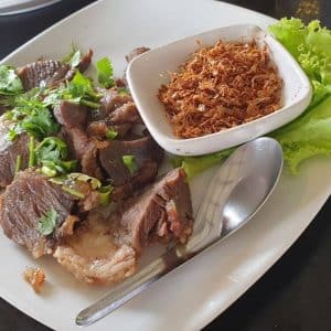 น้ำพริกข่าจิ้นเนื้อนึ่ง