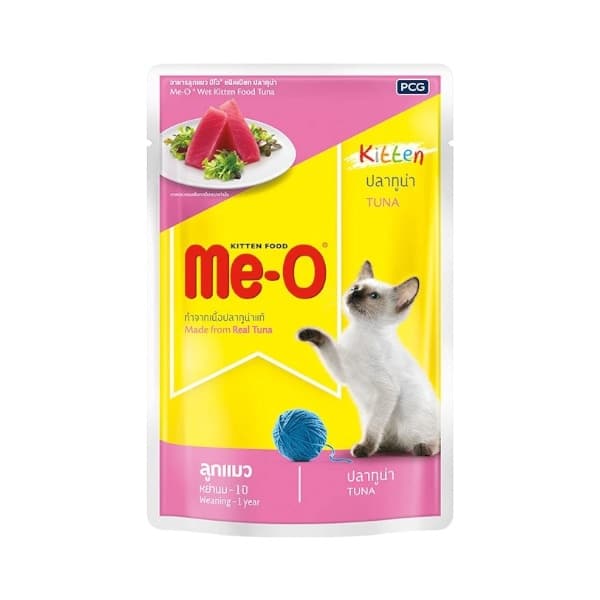 Me-o Pouch Kitten อาหารเปียกลูกแมว