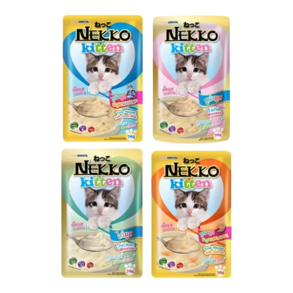 Nekko Kitten อาหารแมวเน็กโกะ