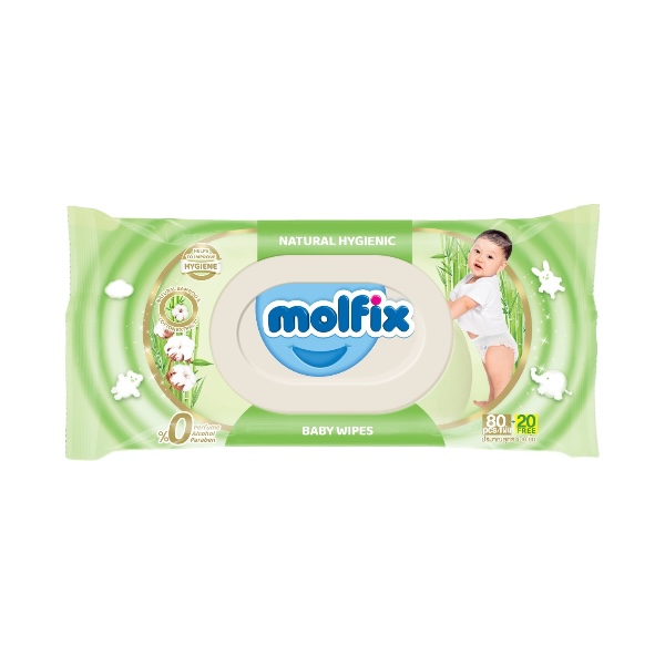 Molfix Natural Hygienic Baby Wipes