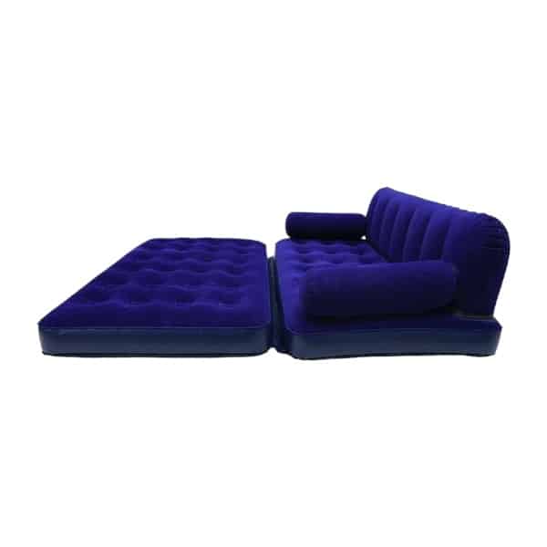 Galaxy 2-Person Coil-Beam Flocked Air Bed + Sofa