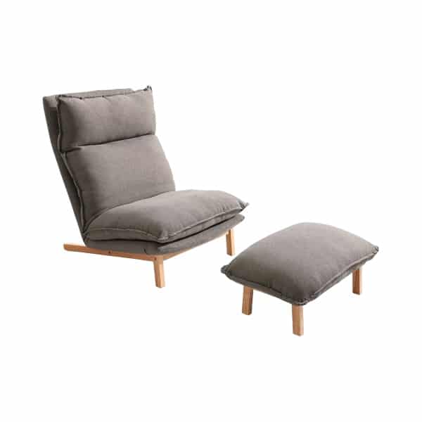 Aidia Cosy Single Sofa + Legs Rest