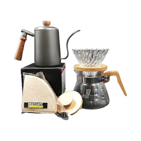 Bestcoff-V60-Coffee-Drip-Set-Wooden-Handle