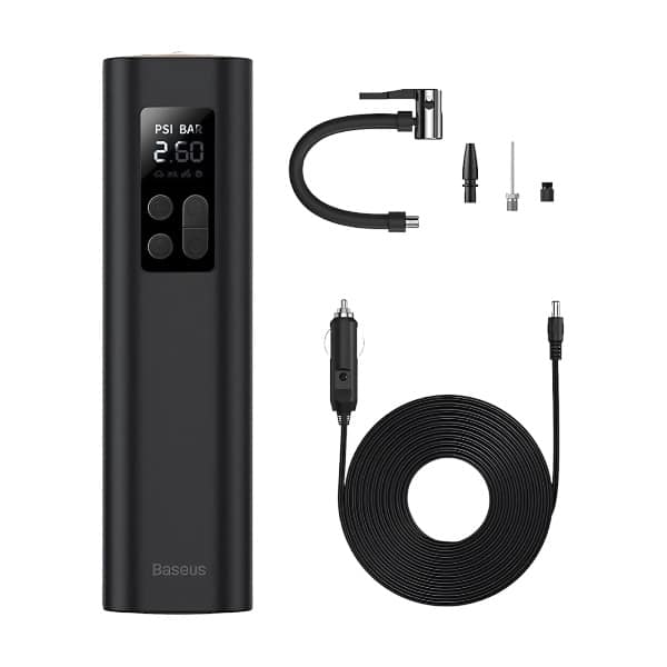 6-Baseus Inflator Pump Super Mini Black