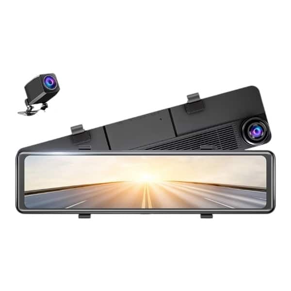 1 AKASO Dual Dash Cam 4K GPS 12