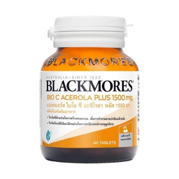 2 Blackmores อาหารเสริมบำรุงปอด Bio C Acerola Plus 1500mg