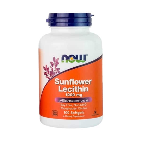 3 Now Foods อาหารเสริมบำรุงตับ Sunflower Lecithin