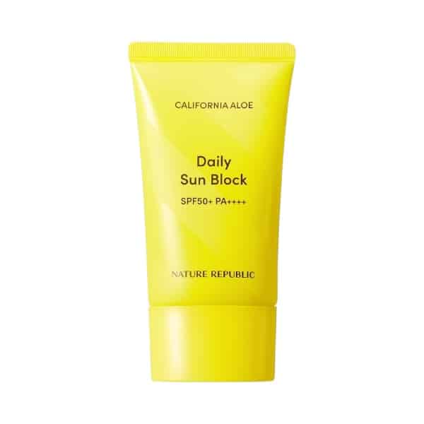 4 NATURE REPUBLIC CALIFORNIA ALOE DAILY SUN BLOCK SPF50+ PA++++