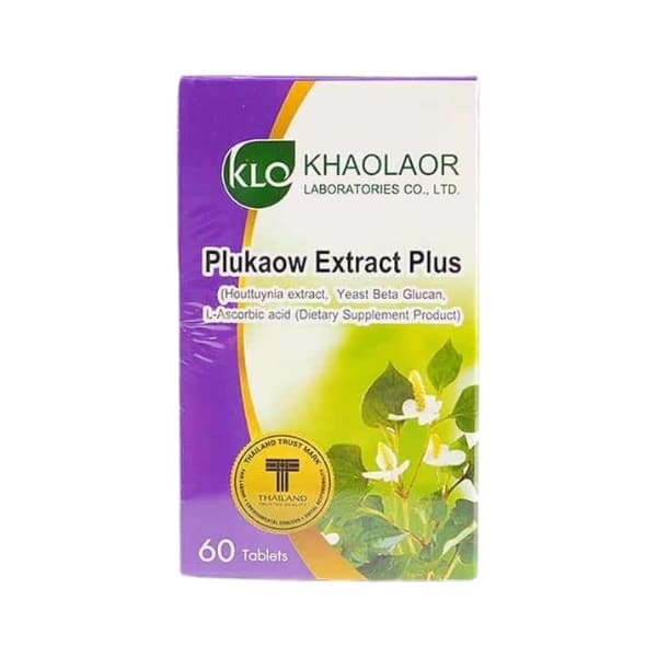 6 PK Plus Plus Plu Kaow Extract พลูคาวสกัด