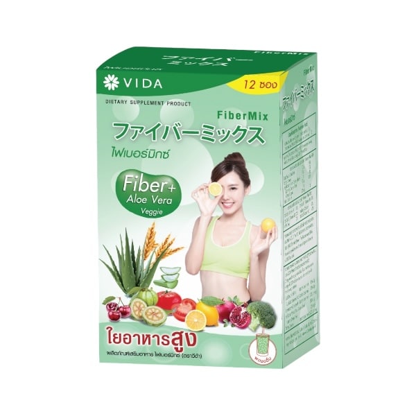 6 VIda คลอโรฟิลล์ สูตร Fibermix