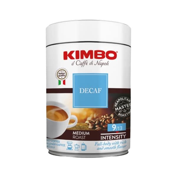 7 KIMBO Ground Coffee DECAF