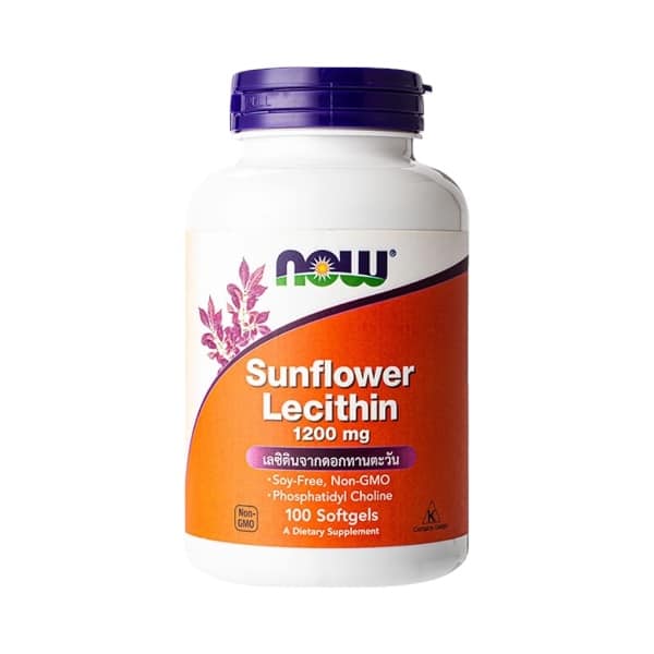 8 NOW Non-GMO Lecithin 1200 mg